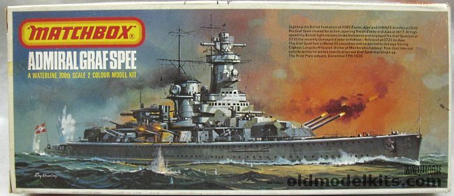 Matchbox 1/700 Admiral Graf Spee, PK161 plastic model kit